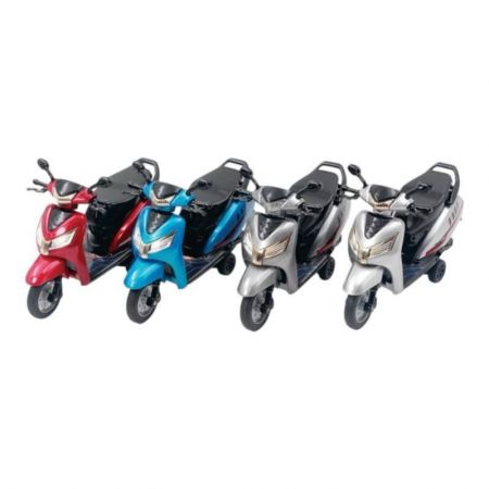 bestiva“ Fun Wheels Collection Pull Back Scooter Toy, Kids Manual Push Ride Bike Toy”